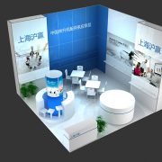 36平米-双开口特装展位搭建